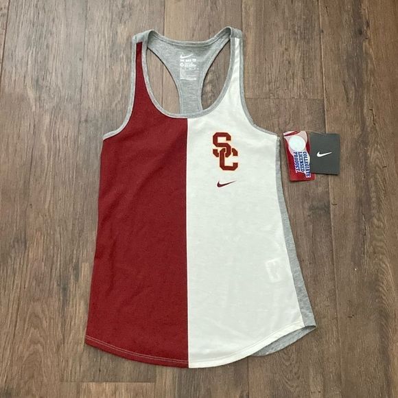 Nike Tops - NWT Nike USC Racerback tank size XS